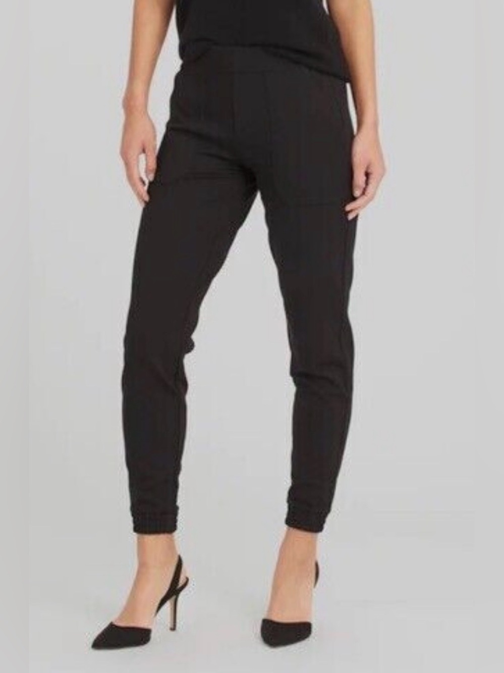 SPANX The Perfect Pant Black Jogger Pants Size: XS
